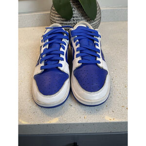 Size 9 - Nike Dunk Low Retro Blue with White Nike Check